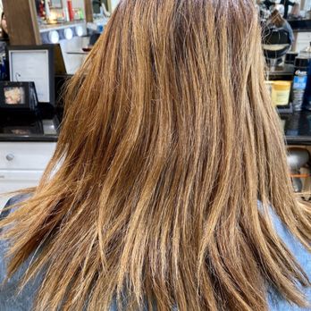 Queen's Hair Day - before - Hair Salons Near Me - Torrance, California
