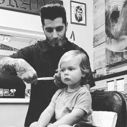 Rebel Hair And Tattoo - Robbie Cleaning up this stoic little fella!