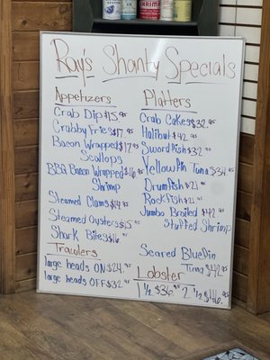Menu photo 1 Ray's Shanty Wattsville, VA Menu photo 1 Ray's Shanty Wattsville, VA