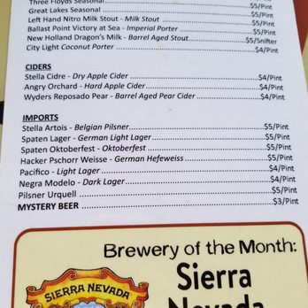 Oscar's Pub & Grill - Stout beer menu - New American Near Me - Milwaukee, Wisconsin Oscar's Pub & Grill - Stout beer menu - New American Near Me - Milwaukee, Wisconsin