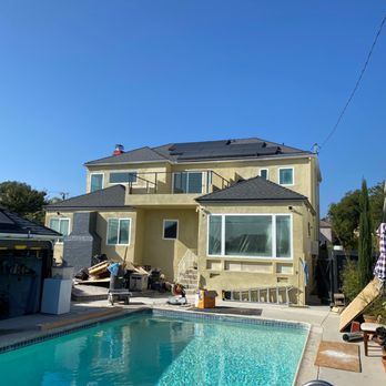 Gibson's Roofing - Lower roof replaced to match upper roof. - Roofing Near Me - Torrance, California