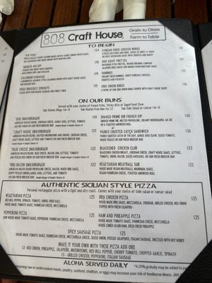 Menu photo 2 808 Craft House Kapolei, HI Menu photo 2 808 Craft House Kapolei, HI