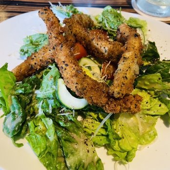 Roy's Kaanapali - Crispy furikake calamari Caesar salad part of price fix menu. - Hawaiian Near Me - Lahaina, Hawaii Roy's Kaanapali - Crispy furikake calamari Caesar salad part of price fix menu. - Hawaiian Near Me - Lahaina, Hawaii
