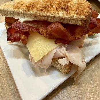 B. Hall's Family Grill - 1/2 smoked Turkey Club - Bars Near Me - O'Fallon, Missouri