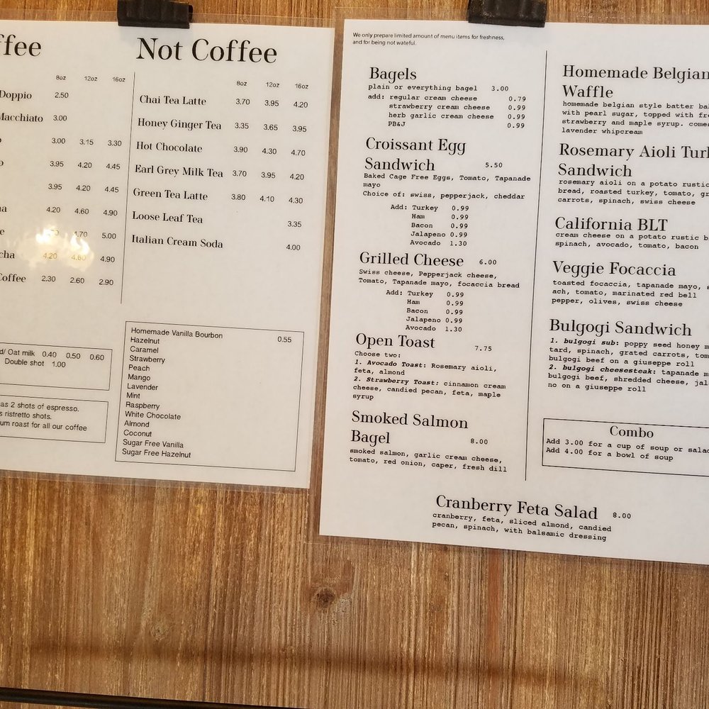 Menu Menu