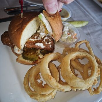 Reds Restaurant - Hot Fish with Onion Rings - Seafood Near Me - West Coxsackie, New York Reds Restaurant - Hot Fish with Onion Rings - Seafood Near Me - West Coxsackie, New York