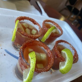 Mariscos Perlas Del Mar - Oyster Shots - Mexican Near Me - Garden Grove, California