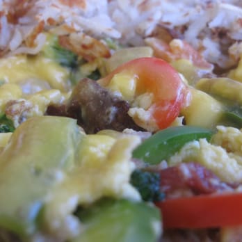 Natalia's Cafe - Supreme Scramble with both Bacon and Pork - Breakfast & Brunch Near Me - Camas, Washington Natalia's Cafe - Supreme Scramble with both Bacon and Pork - Breakfast & Brunch Near Me - Camas, Washington
