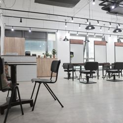 Assort International Hair Salon - spacey waiting area