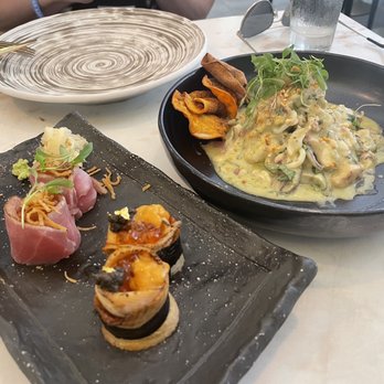 INTIMO - Sushi bomb and avocado ceviche - Peruvian Near Me - Miami Beach, Florida