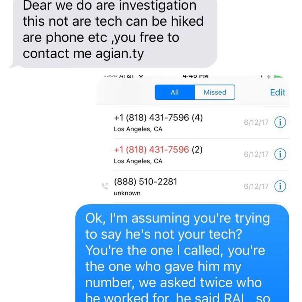 RAL Locksmith Services - Their response to my negative review! Sorry guys, Siri doesn't lie! Call me a liar again and I'll post the rest - Keys & Locksmiths Near Me RAL Locksmith Services - Their response to my negative review! Sorry guys, Siri doesn't lie! Call me a liar again and I'll post the rest - Keys & Locksmiths Near Me