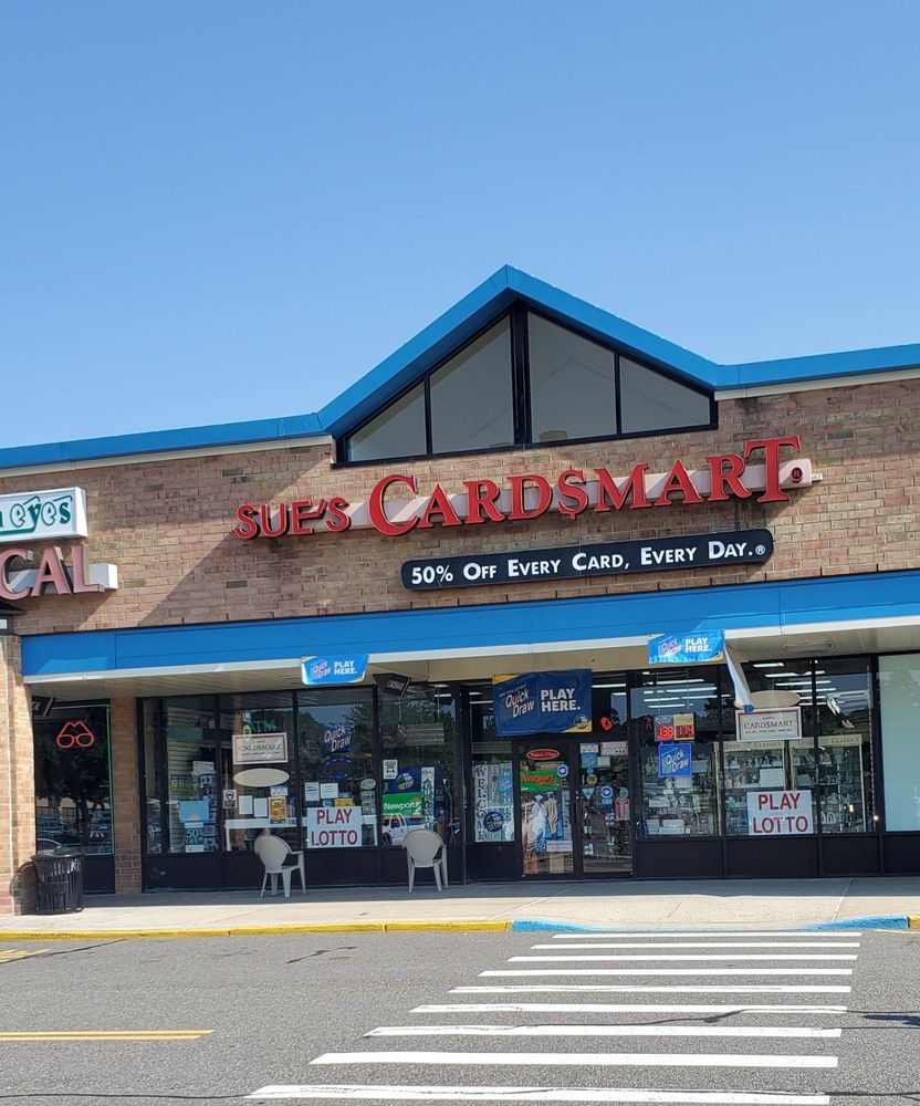 SUE’S CARDSMART Updated September 2024 347 Independence Plz, Selden