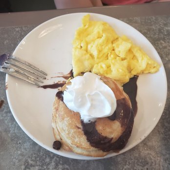 Another Broken Egg Cafe - Kids chocolate chip pancakes - Breakfast & Brunch Near Me - Fishers, Indiana
