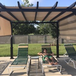 Valleybrook Swim Club - My personal cabana boy! (7/16/17)