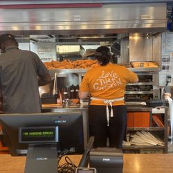 Popeyes Louisiana Kitchen - Lots of action here.
