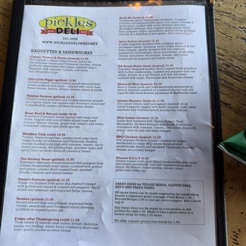 Pickles Deli - Menu - Delis Near Me - Clinton, Washington Pickles Deli - Menu - Delis Near Me - Clinton, Washington