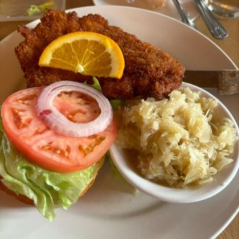 Das Schnitzel Haus - Pork schnitzel sandwich and sauerkraut - German Near Me - Parma, Ohio Das Schnitzel Haus - Pork schnitzel sandwich and sauerkraut - German Near Me - Parma, Ohio