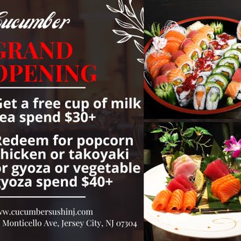 Cucumber Sushi - Japanese Near Me - Jersey City, New Jersey Cucumber Sushi - Japanese Near Me - Jersey City, New Jersey
