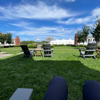 Shepherd’s Run - Outside seating to enjoy wine and charcuterie! - Venues & Event Spaces Near Me - South Kingstown, Rhode Island