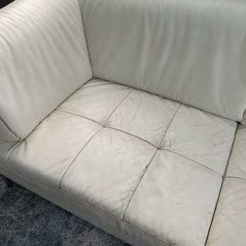 Leather Pro Hawaii - Before pic...and this is after we semi-cleaned it - Furniture Reupholstery Near Me Leather Pro Hawaii - Before pic...and this is after we semi-cleaned it - Furniture Reupholstery Near Me