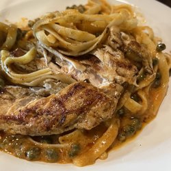 Gooseman's Pasta Bar - Chicken piccata gross