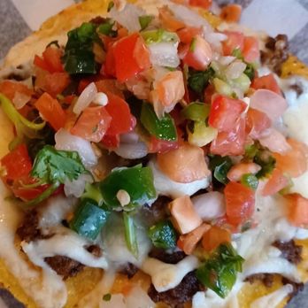 The Taco kitchen - 3 layer Tostada - Tacos Near Me - Dallas, Texas