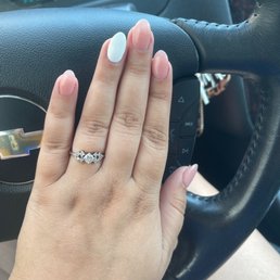 Full set acrylic with gel polish Full set acrylic with gel polish