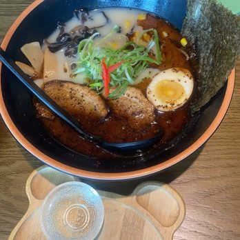 Oishii Ramen And Bar - Black garlic ramen - Ramen Near Me - Forney, Texas