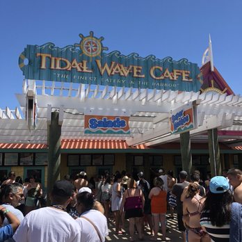Six Flags Hurricane Harbor - Main food court in park - Water Parks Near Me - Concord, California