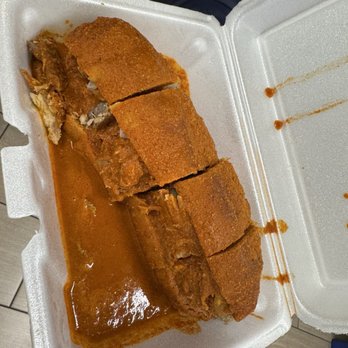 Tortas Ahogadas El Cejarin - This is hot/spicy and amazing. My co worker put me on notice! - Food Trucks Near Me - Modesto, California Tortas Ahogadas El Cejarin - This is hot/spicy and amazing. My co worker put me on notice! - Food Trucks Near Me - Modesto, California