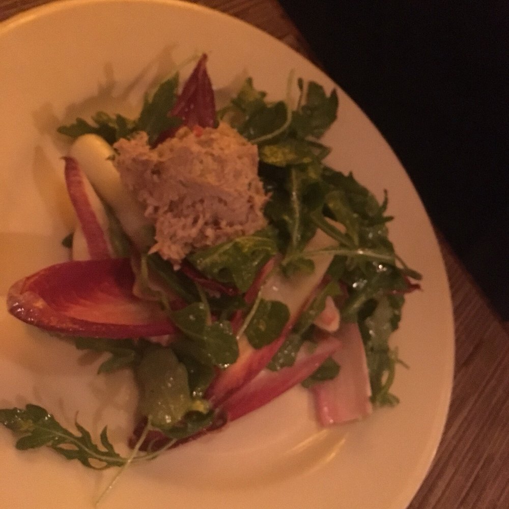La Morra - Salad with smoked mackerel - Italian Near Me - Brookline, Massachusetts La Morra - Salad with smoked mackerel - Italian Near Me - Brookline, Massachusetts