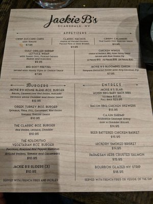 Menu photo 8 Jackie B's Scarsdale, NY Menu photo 8 Jackie B's Scarsdale, NY