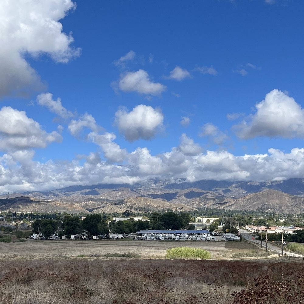 Banning Stagecoach KOA - A view from a walk that I took up a hill behind the campground.  Beautiful day and view - Campgrounds Near Me - Banning, California