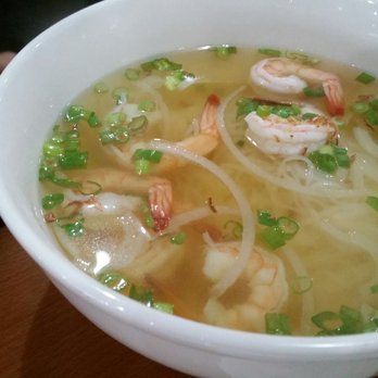 Pho Place - Rice noodles with shrimp in a chicken stock soup - Vietnamese Near Me - Birmingham, Alabama