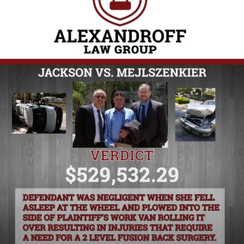 Alexandroff Law Group - Verdict $529,532.29 - Personal Injury Law Near Me - Turlock, California Alexandroff Law Group - Verdict $529,532.29 - Personal Injury Law Near Me - Turlock, California