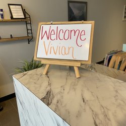Core Chiropractic - They had my name up to welcome me!