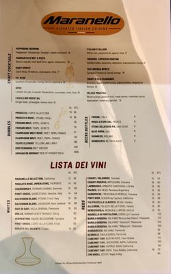 Menu photo 3 Maranello San Diego, CA Menu photo 3 Maranello San Diego, CA
