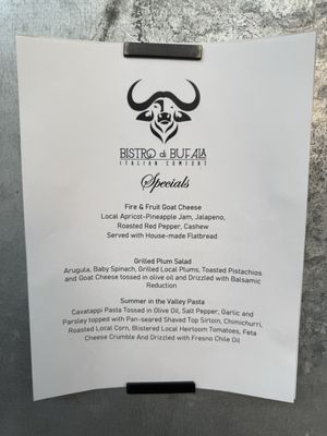 Menu photo 8 Bistro Di Bufala Visalia, CA