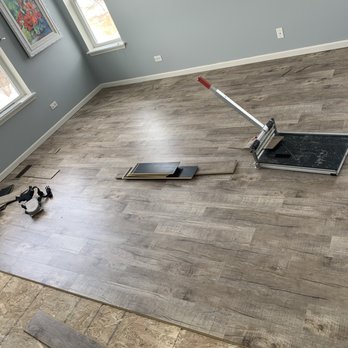 Epic Floors - Bedroom during install. - Flooring Near Me - Wauconda, Illinois