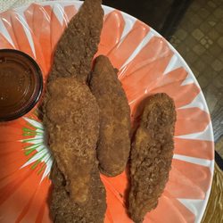 Chicken Tenders cooked in old oil
