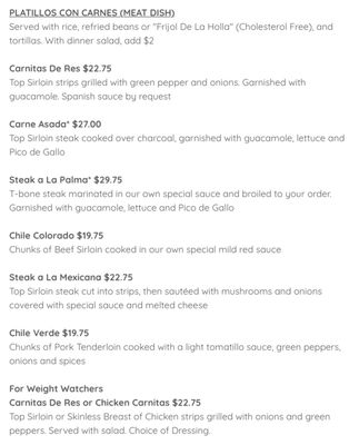 Menu photo 5 LA Palma Mexican Restaurant Seattle, WA Menu photo 5 LA Palma Mexican Restaurant Seattle, WA
