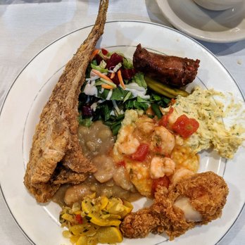 Dooky Chase's Restaurant - 08-16-19 My lunch buffet plate - Cajun/Creole Near Me - New Orleans, Louisiana