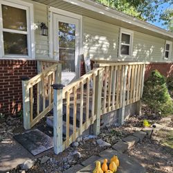Beck-N-Call Handyman Services - New Guardrail and Handrails