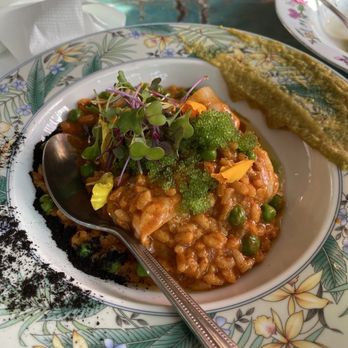 The Hummingbird - Risotto with lobster - Peruvian Near Me - Los Angeles, California The Hummingbird - Risotto with lobster - Peruvian Near Me - Los Angeles, California