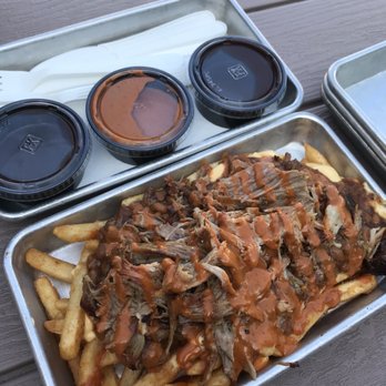 The Stellar Hog - Cheesy Pulled Pork Fries - Beer Gardens Near Me - Saint Louis, Missouri The Stellar Hog - Cheesy Pulled Pork Fries - Beer Gardens Near Me - Saint Louis, Missouri