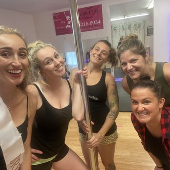 DreamFyre Pole Fitness - Selfie with Jenna, our instructor. - Pole Dancing Classes Near Me - Eastham, Massachusetts DreamFyre Pole Fitness - Selfie with Jenna, our instructor. - Pole Dancing Classes Near Me - Eastham, Massachusetts