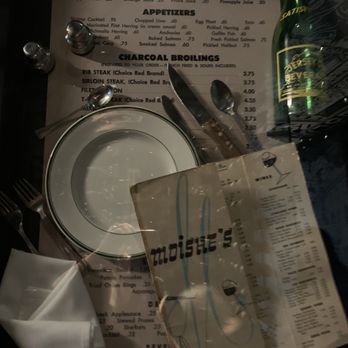 Moishes - A shadow box paying homage to the original Moishe's. - Steakhouses Near Me - Montreal, Quebec