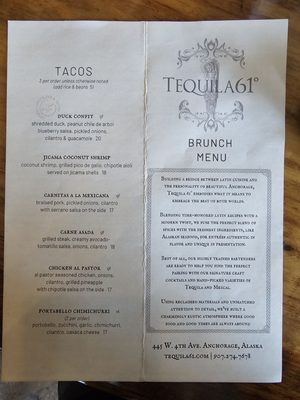 Menu photo 2 Tequila 61 Anchorage, AK Menu photo 2 Tequila 61 Anchorage, AK