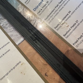 Northside Grille - If the menu is dirty what else is dirty around here? And this isn't even a good representation of how filthy the menu was. - New American Near Me - Richmond, Virginia Northside Grille - If the menu is dirty what else is dirty around here? And this isn't even a good representation of how filthy the menu was. - New American Near Me - Richmond, Virginia