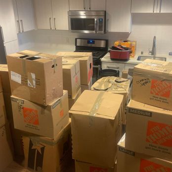 OVA Movers - Stacked in kitchen - Movers Near Me OVA Movers - Stacked in kitchen - Movers Near Me